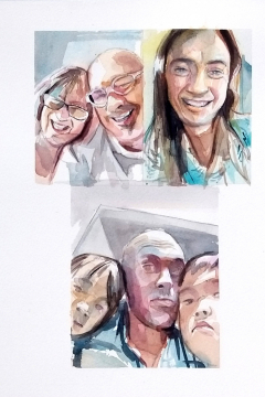 Jose Sanchez Peinado_Watercolor Artist_Lockdown Portraits (9)