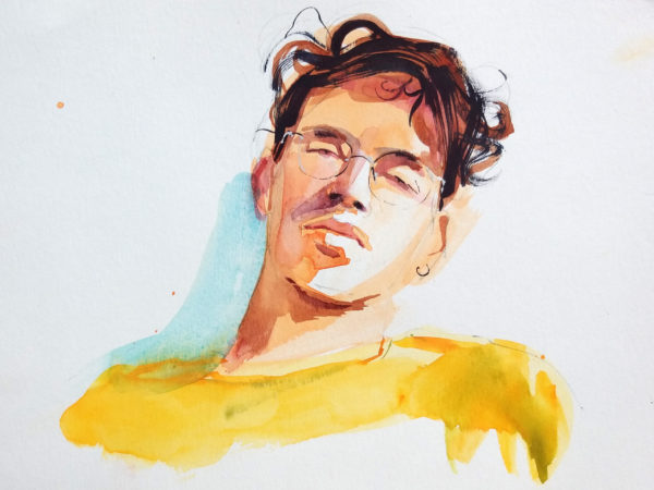 Self portrait in winter