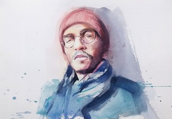Self portrait in winter