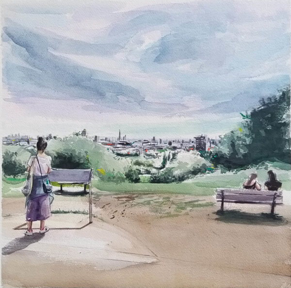 London from Hampstead Heath