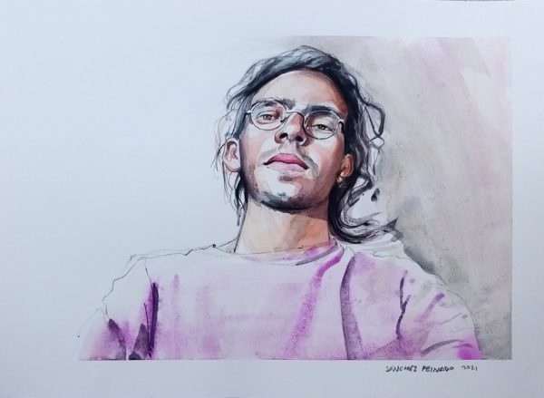 Self portrait in summer