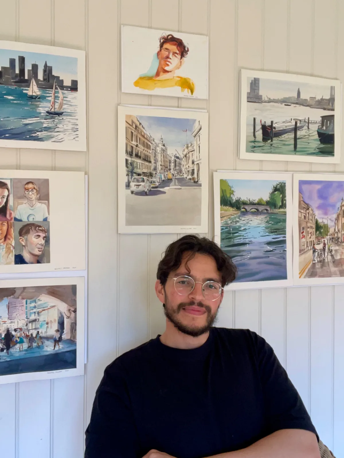 José Sánchez Peinado, London watercolour artist